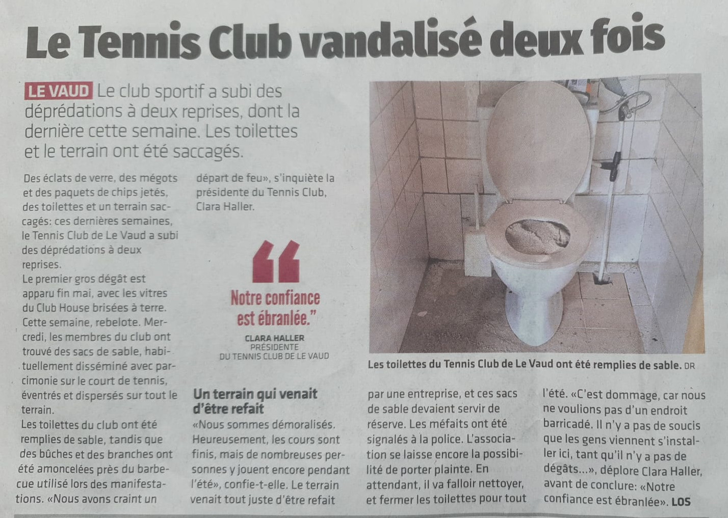 toilette vandalisee